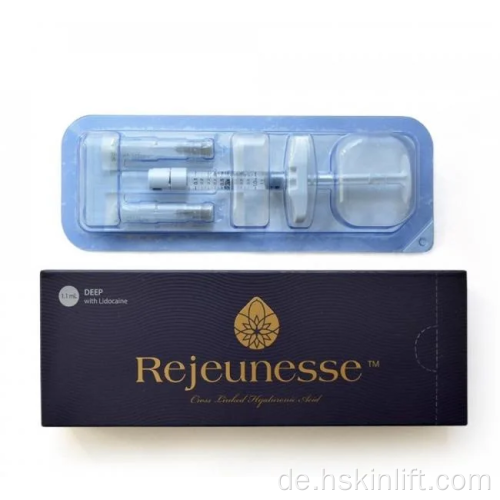 Hot Sale Korean Rejeunesse Deep Buy Injizierbar 1,1 ml Hyaluronsäure dermale Füllstoff für Nase.